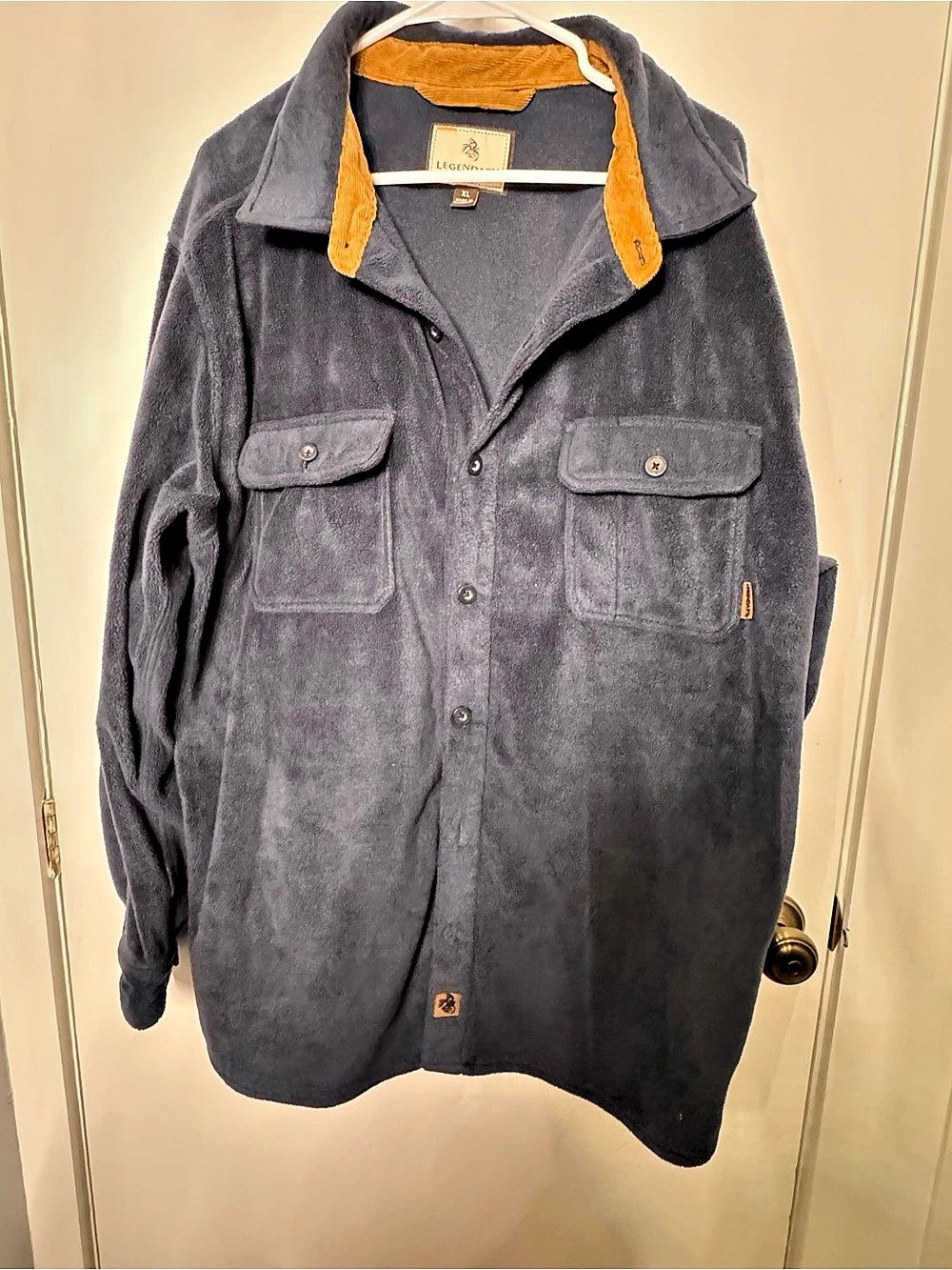 Legendary Whitetails Navigator Fleece Shirt Blue-Gray XL